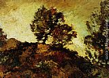 Rocky Canvas Paintings - Rocky Landscape